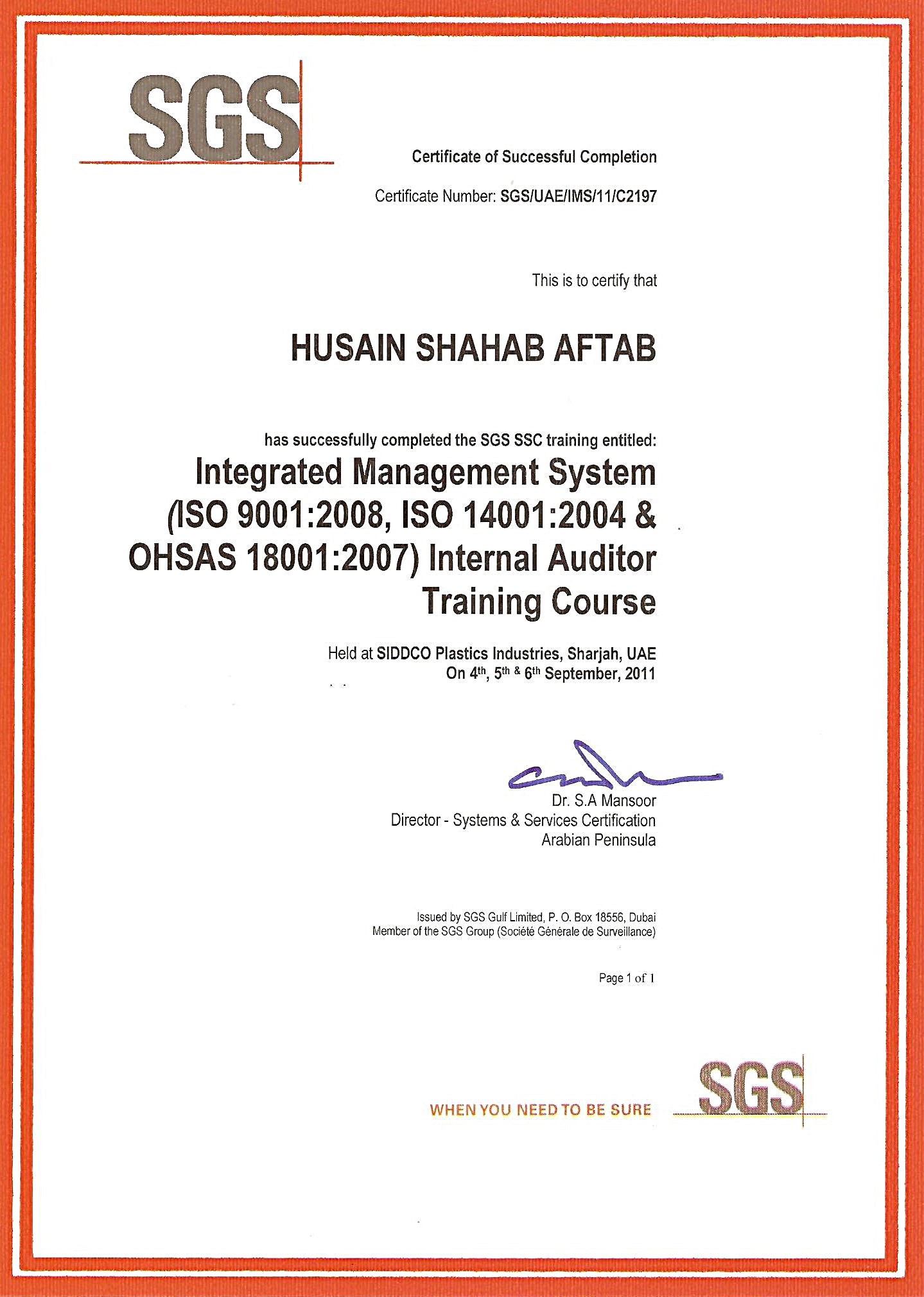 SGS ISO